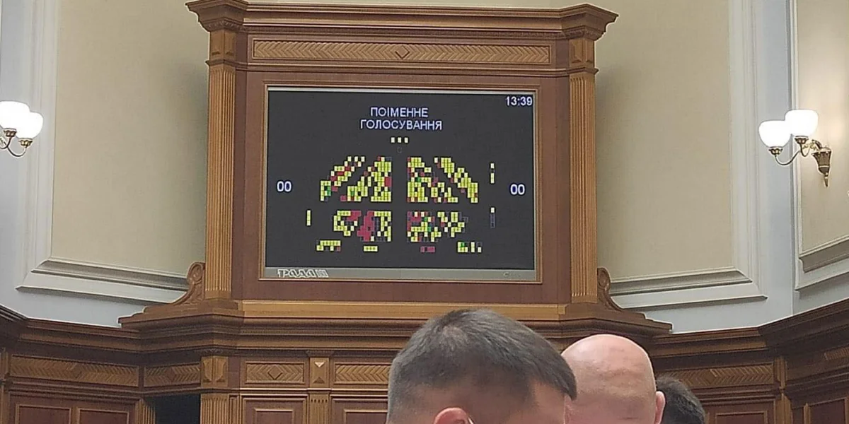 Парламент проголосував ПРОТИ законопроєкту 0897